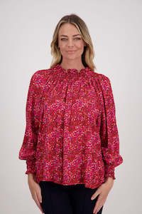 Hollis Red Floral Top