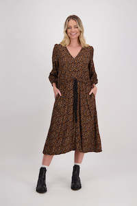 Sale: Cara Brown Animal Dress