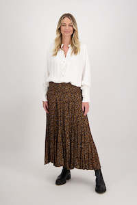 Sale: Hawthorn Brown Animal Skirt