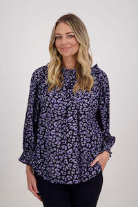 Annabelle Blue Animal Reversible Top