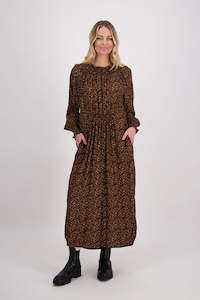 Henna Brown Animal Dress