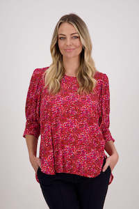 Sale Tops: Harrison Red Floral Top