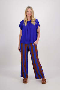 Paddy Tan/Blue Stripe Pant