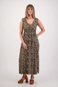 Animal Print: Sapphire Leopard Dress