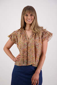 Prints: Shakespeare Little Leaf Ramie Top