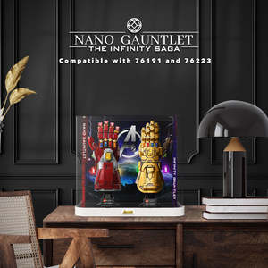 Batman: Lego Infinity and Nano Gauntlet 76191 76223 Display Case