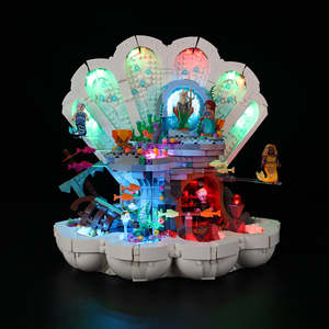 Lego The Little Mermaid Royal Clamshell 43225 Light Kit