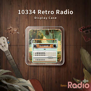 Display Case: Lego 10334 Retro Radio Display Case