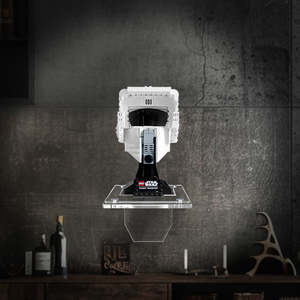 Standard Size Display Case: BrickFans Premium Wall Mounted Display Stand for Helmet