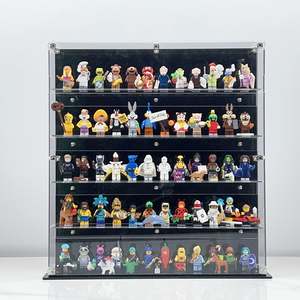 BrickFans Premium 5-Tier Wall Mounted Display Cases for Lego Minifigures - 12 Mi&hellip;