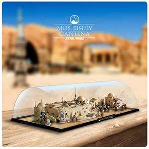 Star Wars Theme Display Case Series: Lego 75290 Mos Eisley Cantina Display Case