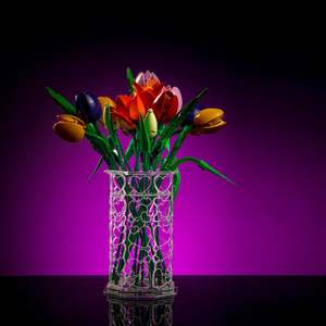 BrickFans Premium HeartBloom Display Vase for LEGO® Flowers