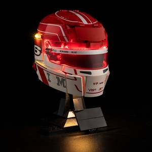 New Arrival: Lego Scuderia Ferrari HP Charles Leclerc Helmet 43014 Light Kit