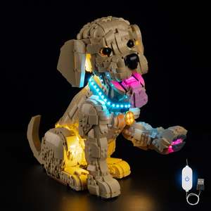 Icons: Lego Golden Retriever Puppy 11384 Light Kit
