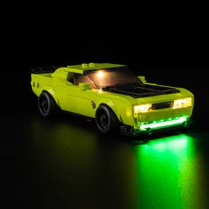 Lego Dodge Challenger SRT Hellcat Sports Car 77237 Light Kit
