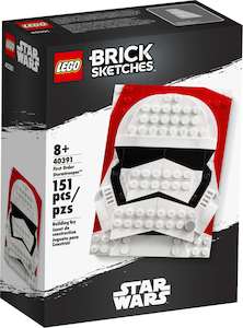 Lego Brick Sketches: LEGO Brick Sketches 40391 First Order Stormtrooper