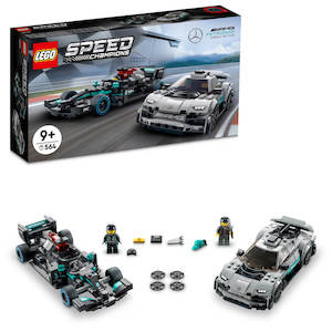 LEGO Speed Champions 76909 Mercedes-AMG F1 W12 E Performance & Mercedes-AMG Project One