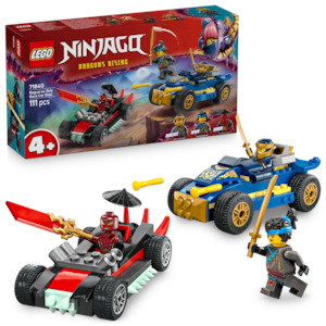 Lego Ninjago: LEGO NINJAGO 71840 Rogue vs. Drix Race Car Duel