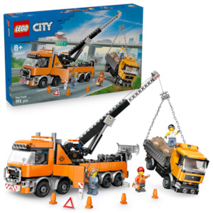 LEGO City 60467 Heavy-Duty Recovery Tow Truck with Crane
