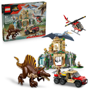 LEGO Jurassic World 76976 Spinosaurus & Quetzalcoatlus Air Mission