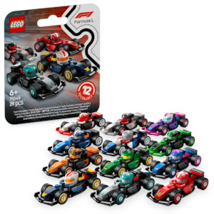 LEGO Minifigures 71049 F1 Collectible Race Cars (Full Set of 12)
