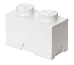 Lego Storage Bricks: LEGO 4002 Storage Brick 2 - White