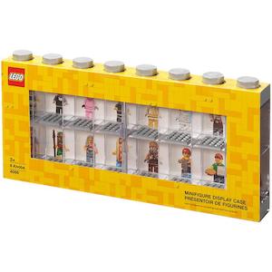 Lego Storage Bricks: LEGO 4066 Minifigure Display Case 16 Grey