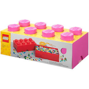 Lego Storage Bricks: LEGO 4004 Storage Brick 8 - Pink