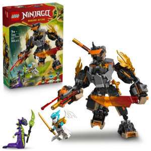 LEGO NINJAGO 71854 Cole's Mission Mech & Dragon Zane