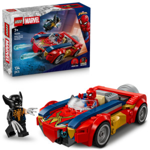 LEGO Marvel 76336 Spider-Man Car vs. Venomized Wolverine