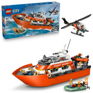 Lego City: LEGO City 60504 Coast Guard Rescue Boat & Helicopter