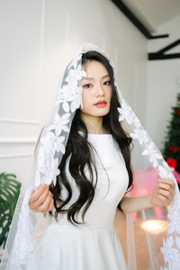 Products: Flower Sequin Veil