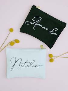 Products: Velvet Makeup Bag