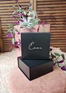 Gift Boxes: Bridesmaid Proposal Box - Standard (Black)