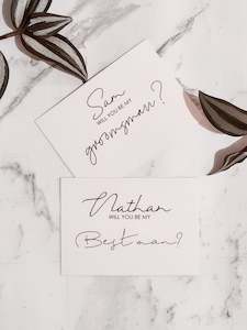 For The Lads: Proposal Card - For the Lads!