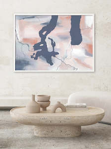 New Zealand Art Prints 1: Lake Wanaka and Lake Hawea. Art print from original acrylic on canvas painting