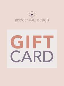 New Zealand Art Prints 1: Bridget Hall Design Gift Card