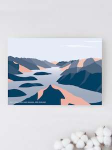 Roy's Peak, Lake Wanaka, New Zealand Greeting Card