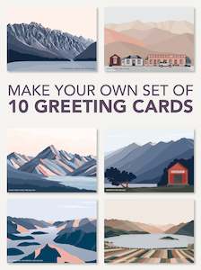 Set of 10 NEW ZEALAND greeting cards - any combination. SPECIAL PRICE.