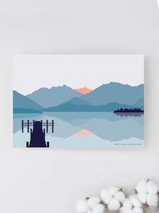 New Zealand Greeting Cards: Te Anau, New Zealand Greeting Card