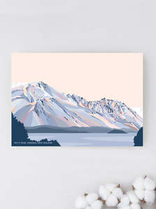 Latest Artworks: ROY'S PEAK, Wānaka, New Zealand Greeting Card (no border)