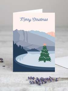 Wholesale: WHOLESALE XMAS Wānaka Tree Christmas Card