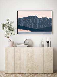 Queenstown Art Prints: The Remarkables Blue Queenstown, New Zealand Art Print