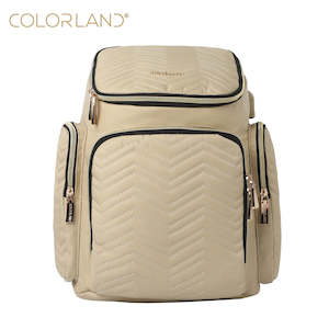 Bag: Backpack Nappy Bag Khaki CLEARANCE