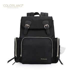 Bag: Backpack Nappy Bag Black