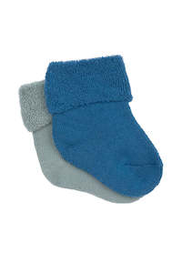 Socks: 2 Pack Wondersock Blue Green