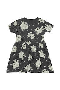 Starlit Hibiscus Short Sleeve Tee Dress CLEARANCE