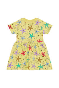 Starry Sea Short Sleeve Tee Dress CLEARANCE