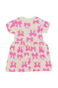 Bow-Tiful Bows Short Sleeve Tee Dress CLEARANCE