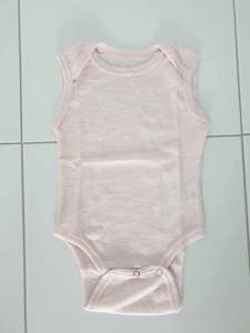 Bodytee: Fina Merino 100% Extra Fine Merino Singlet Bodysuit Pink